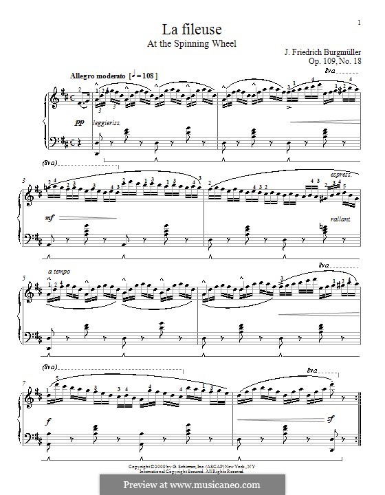 Etüde Nr.18: Für Klavier by Johann Friedrich Burgmüller