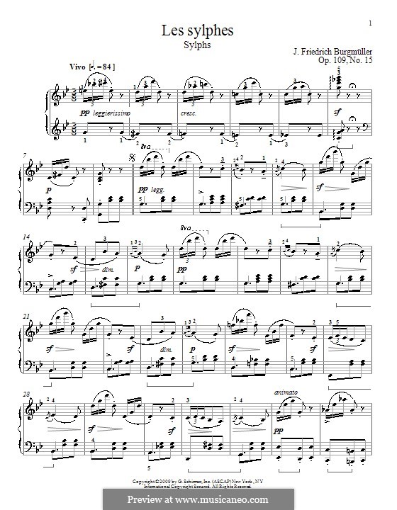 Etüde Nr.15: Für Klavier by Johann Friedrich Burgmüller