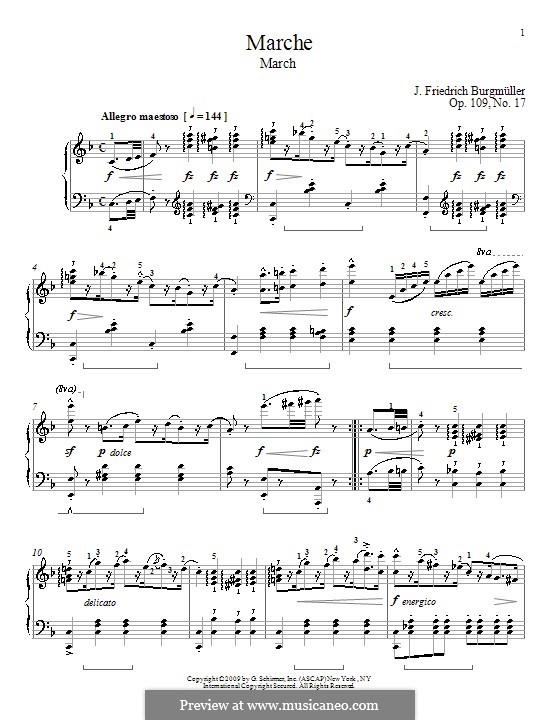 Etüde Nr.17: Für Klavier by Johann Friedrich Burgmüller
