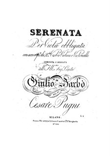Serenade für Bratsche und Streichtrio: Serenade für Bratsche und Streichtrio by Cesare Pugni