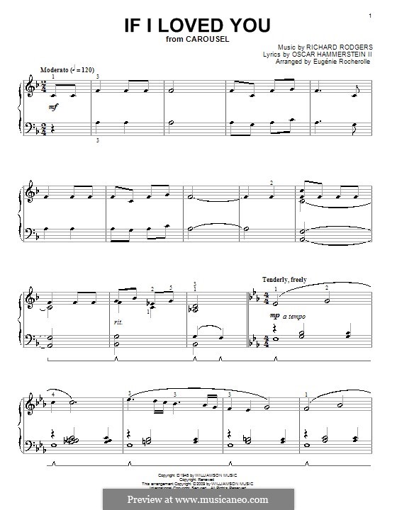 If I Loved You (from Carousel): Für Klavier by Richard Rodgers
