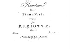 Rondo, Op.1: Rondo by Philipp Jakob Riotte