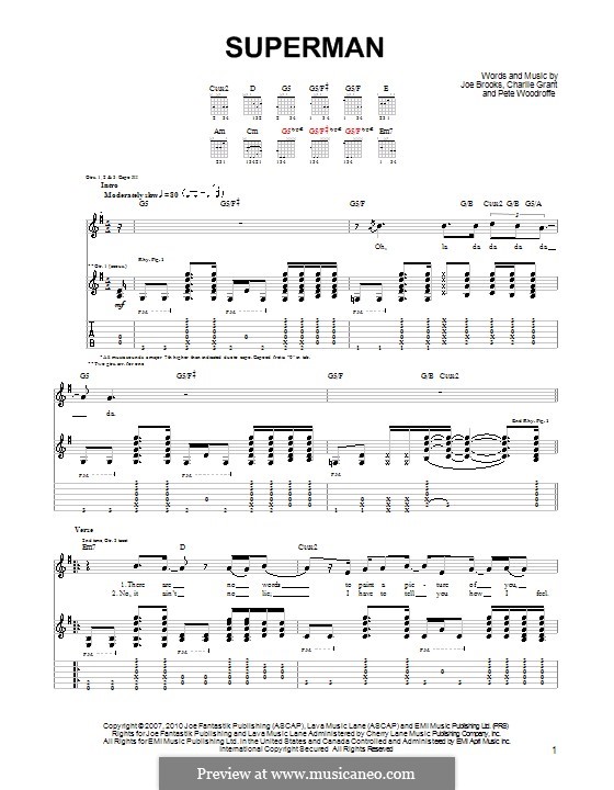 Superman: Für Gitarre mit Tabulatur by Charles N. Grant, Pete Woodroffe