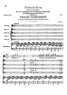 Zögernd, leise. Ständchen (Erstausgabe), D.920: Zögernd, leise. Ständchen (Erstausgabe) by Franz Schubert