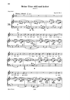 Minnespiel, Op.101: Nr.1-2, 4, 6 by Robert Schumann