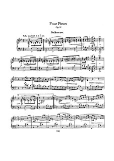 Vier Stücke, Op.32: Für Klavier by Robert Schumann