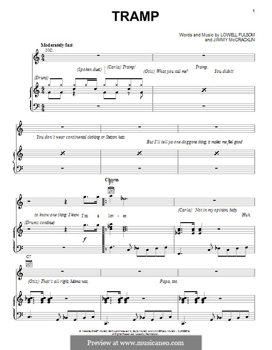 Tramp: Für Stimme und Klavier (oder Gitarre) by Jimmy McCracklin