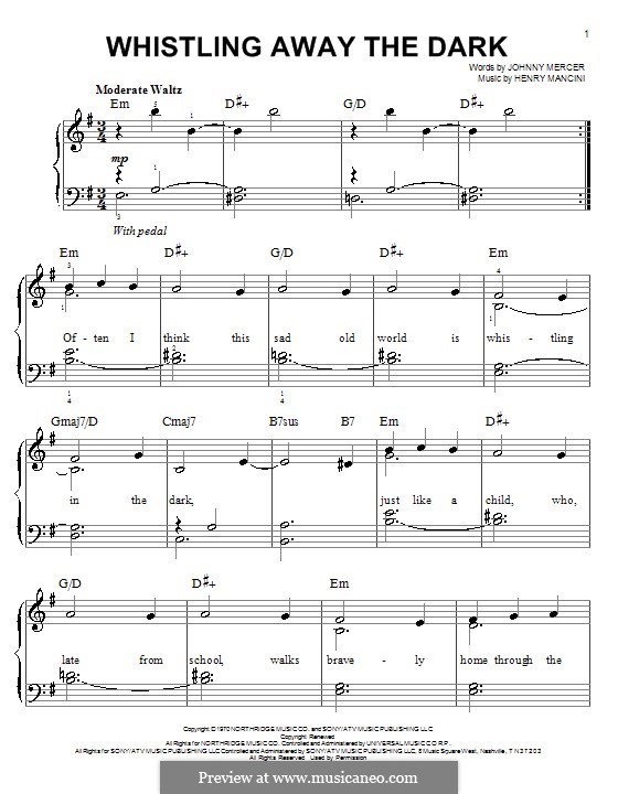 Henry Mancini Whistling Away The Dark