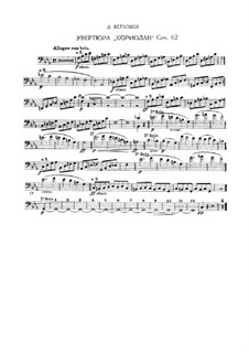 Ouvertüre Coriolan, Op.62: Auszüge für Fagott by Ludwig van Beethoven