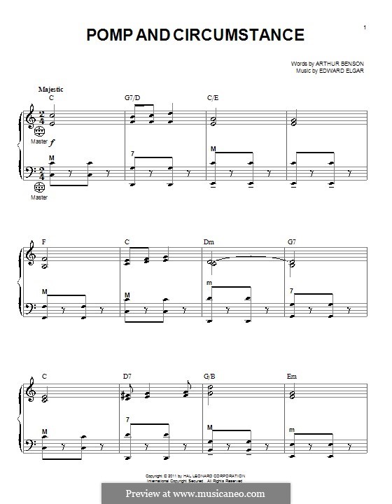 Pomp and Circumstance: Für Akkordeon by Edward Elgar