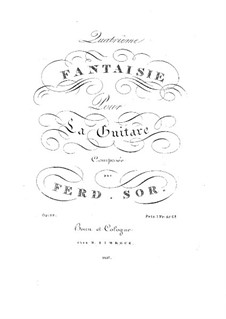 Fantasie in C-Dur, Op.12 No.4: Fantasie in C-Dur by Fernando Sor