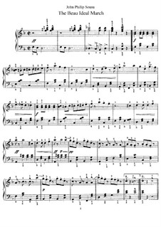 The Beau Ideal March: Für Klavier by John Philip Sousa