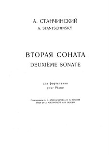 Sonate Nr.2 in G-Dur: Sonate Nr.2 in G-Dur by Alexei Stantschinski