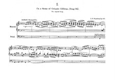 Sechs Kleine Präludien und Nachspielen, Op.105: Sechs Kleine Präludien und Nachspielen by Charles Villiers Stanford