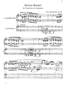 Klavierkonzert Nr.2, Op.23: Klavierkonzert Nr.2 by Wilhelm Stenhammar