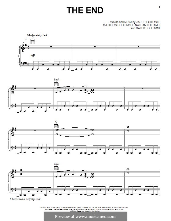 The End (Kings of Leon) von A.C. Followill, J. Followill, M. Followill