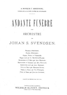 Andante Funèbre: Andante Funèbre by Johan Svendsen