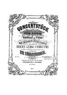 Koncertstück für Bratsche (oder Cello, oder Violine) und Klavier, Op.49: Koncertstück für Bratsche (oder Cello, oder Violine) und Klavier by Thomas Täglichsbeck