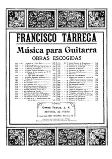 Maria. Gavotte: Für Gitarre by Francisco Tárrega