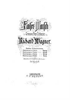 Kaisermarsch, WWV 104: Klavierauszug by Richard Wagner