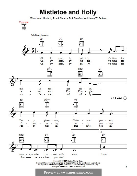 Instrumental version: Für Ukulele by Dok Stanford, Henry W. Sanicola