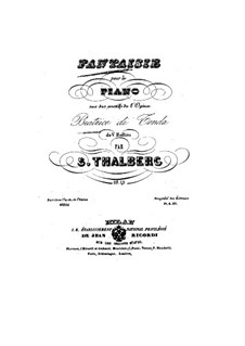 Grosse Fantasie über Themen aus 'Beatrice di Tenda' von Bellini, Op.49: Grosse Fantasie über Themen aus 'Beatrice di Tenda' von Bellini by Sigismond Thalberg