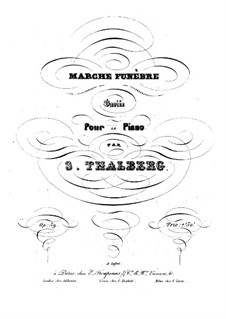 Variationen über Trauermarsch, Op.59: Variationen über Trauermarsch by Sigismond Thalberg