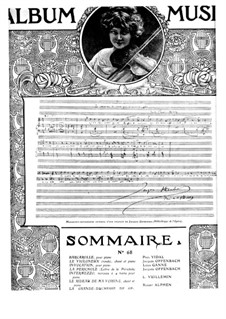 Barkarole: Barkarole by Paul Vidal