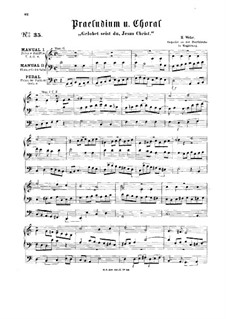 Präludium und Choral 'Gelobet seist du, Jesus Christ': Präludium und Choral 'Gelobet seist du, Jesus Christ' by Hermann Ferdinand Albert Wilhelm Wehe