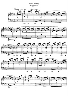 Bagatelle: Für Klavier by Arthur Battelle Whiting