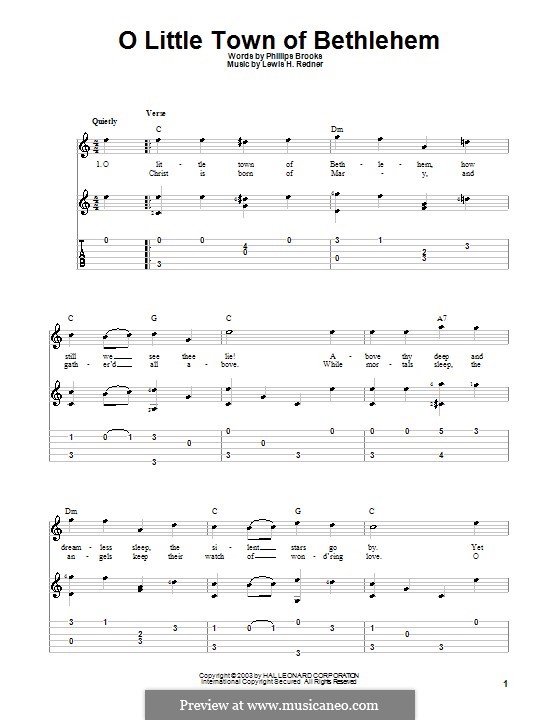 Guitar version: Für einen Interpreten by Lewis Henry Redner