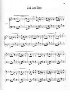 Lied ohne Worte: Lied ohne Worte by Hermann Adolf Wollenhaupt
