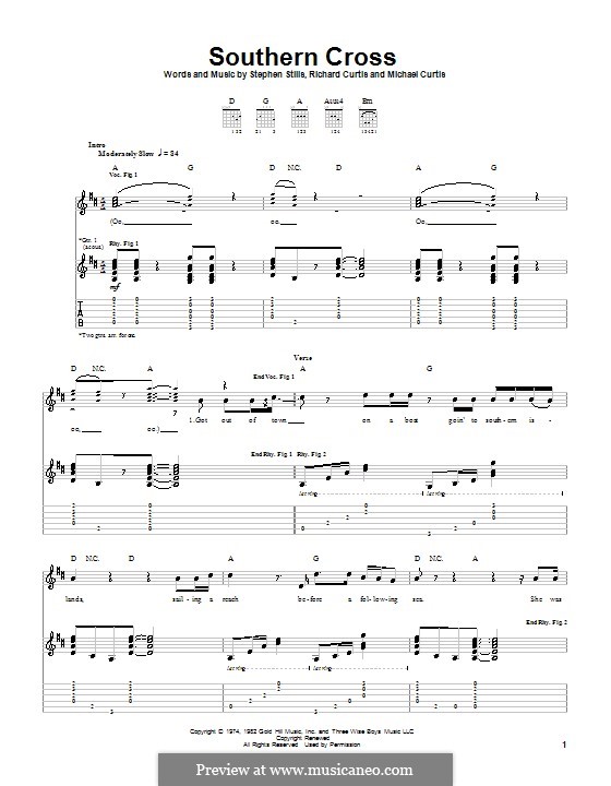 Southern Cross (Crosby, Stills & Nash) von M. Curtis, R. Curtis, S