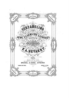 Sammlung der alten flämischen Lieder: Sammlung der alten flämischen Lieder by François-Auguste Gevaert