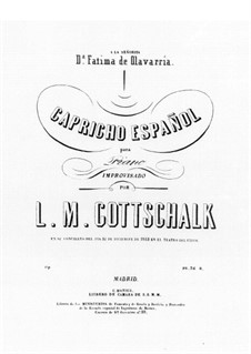 Capricho español: Capricho español by Louis Moreau Gottschalk