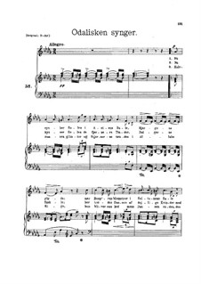 Odalisken synger, EG 131: Odalisken synger by Edvard Grieg
