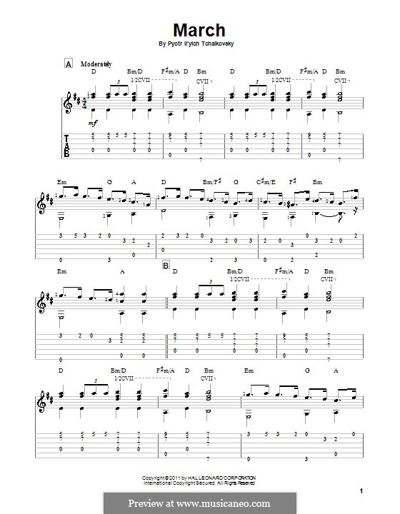 Nr.2 Marsch: Für Gitarre by Pjotr Tschaikowski