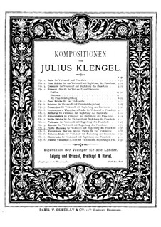 Mazurka für Cello und Klavier Nr.3, Op.14: Mazurka für Cello und Klavier Nr.3 by Julius Klengel