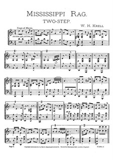 Mississippi Rag: Für Klavier by William Krell
