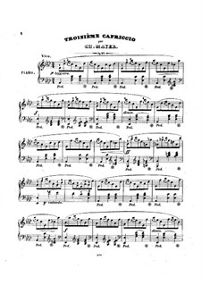 Capriccio No.3, Op.87: Für Klavier by Charles Mayer
