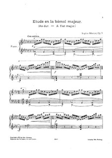 Etüde in As-Dur, Op.9: Etüde in As-Dur by Sophie Menter