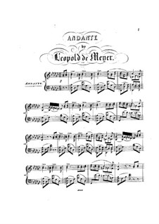 Andante in Ges-Dur, Op.21: Andante in Ges-Dur by Leopold de Meyer