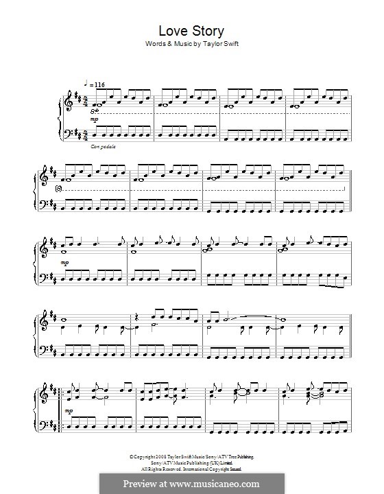 Love Story: Für Klavier by Taylor Swift