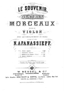 Adagio religioso: Adagio religioso by Nikolai Afanasjew