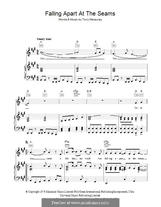 Falling Apart at the Seams (Marmalade) von T. Macaulay auf MusicaNeo