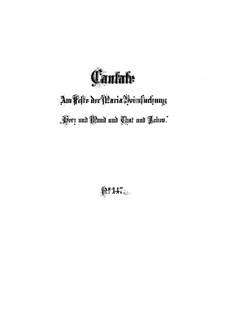 Vollständiger Satz: Partitur by Johann Sebastian Bach