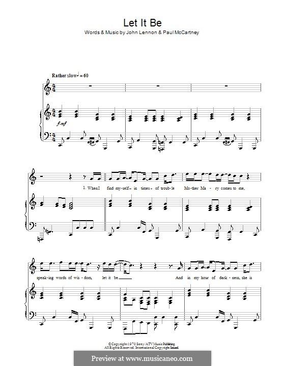 Vocal version: Für Stimme und Klavier oder Gitarre (C-Dur) by John Lennon, Paul McCartney