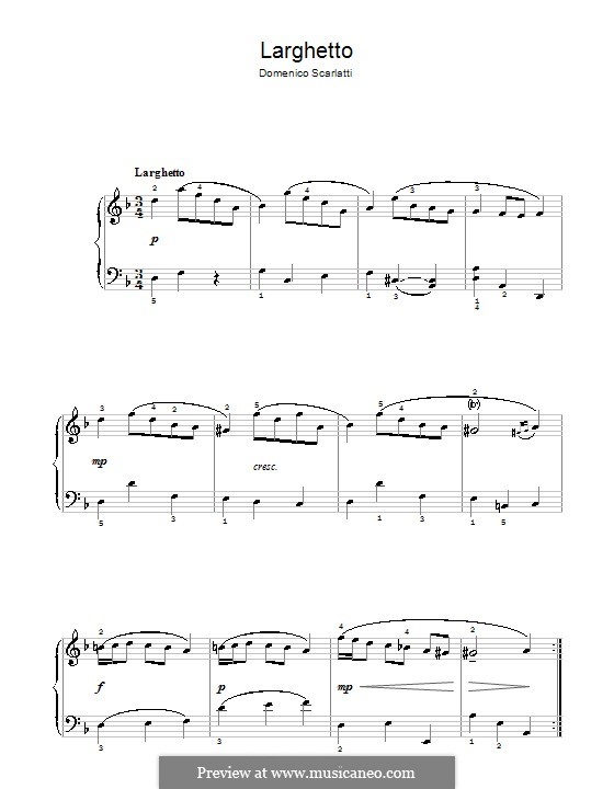 Sonate in d-Moll, K.34 L.S7 P.15: Für Klavier, leicht by Domenico Scarlatti