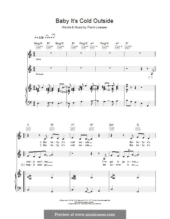 Vocal version: Für Stimme und Klavier by Frank Loesser