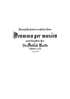 Vereinigte Zwietracht der wechselnden Saiten, BWV 207: Vollpartitur by Johann Sebastian Bach